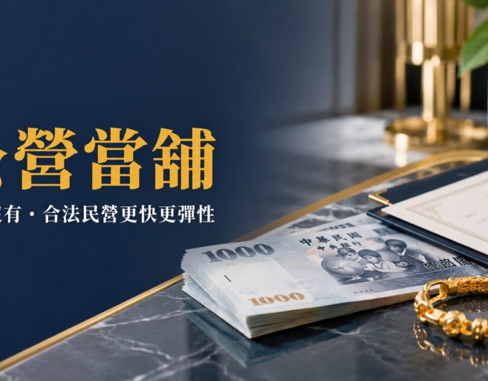公營當舖,台中沒有、合法民營當舖更快更彈性｜東興台中當舖