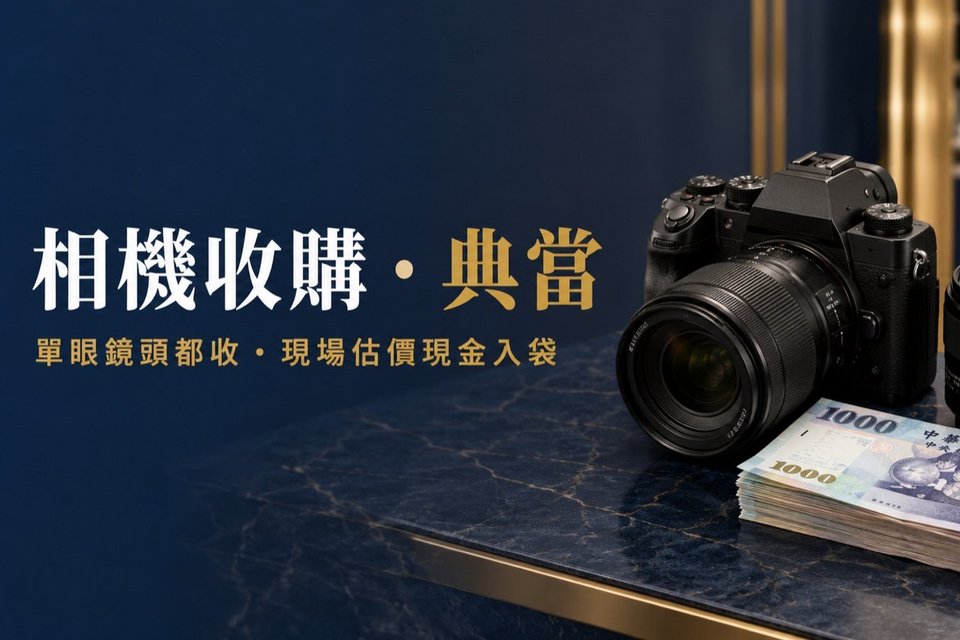 二手相機收購、典當,單眼鏡頭都收、現場估價現金入袋｜東興台中當舖